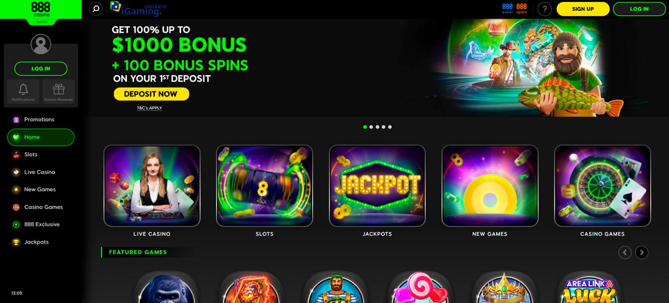 888 Casino welcome bonus